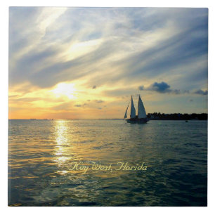 Nyckel Väster, Florida Sunset Kakelplatta