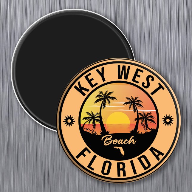 nyckel väster Florida Sunset Vacation Souvenirs Magnet (Skapare uppladdad)