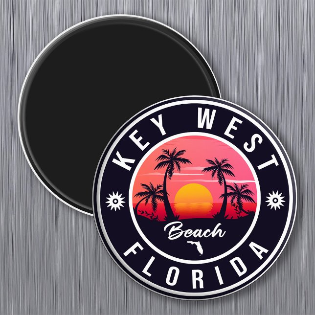 nyckel väster Florida Sunset Vacation Souvenirs Magnet (Skapare uppladdad)