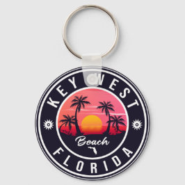 nyckel väster Florida Sunset Vacation Souvenirs Nyckelring
