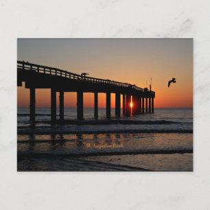 Nyckel Väster, Florida sunset, vackert foto Vykort