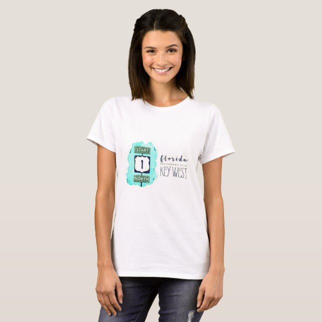 Nyckel Väster Florida Tee Shirt (Hel framsida)