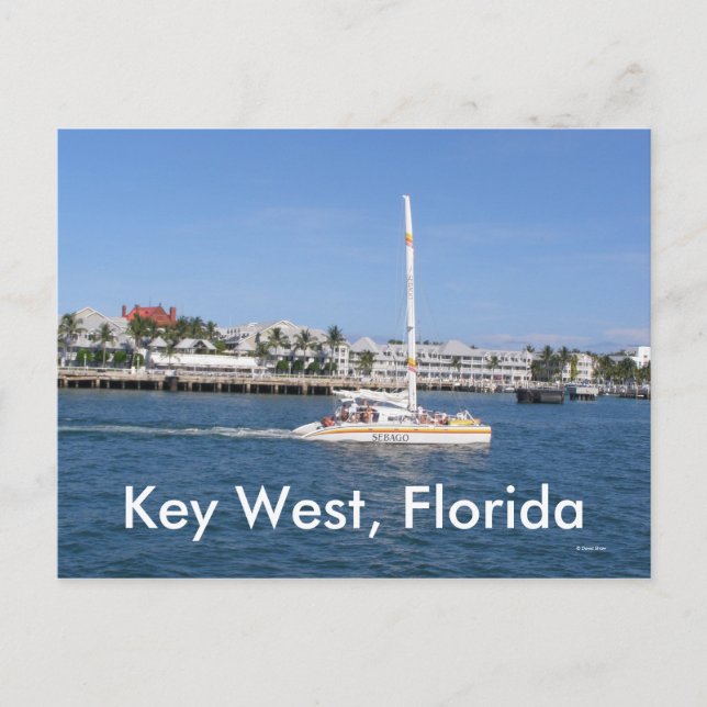 Nyckel Väster, Florida Vykort (Framsida)