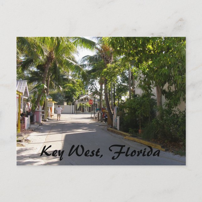 Nyckel Väster, Florida Vykort (Framsida)