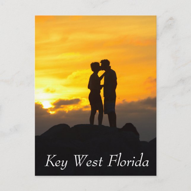 Nyckel Väster Florida Vykort (Framsida)