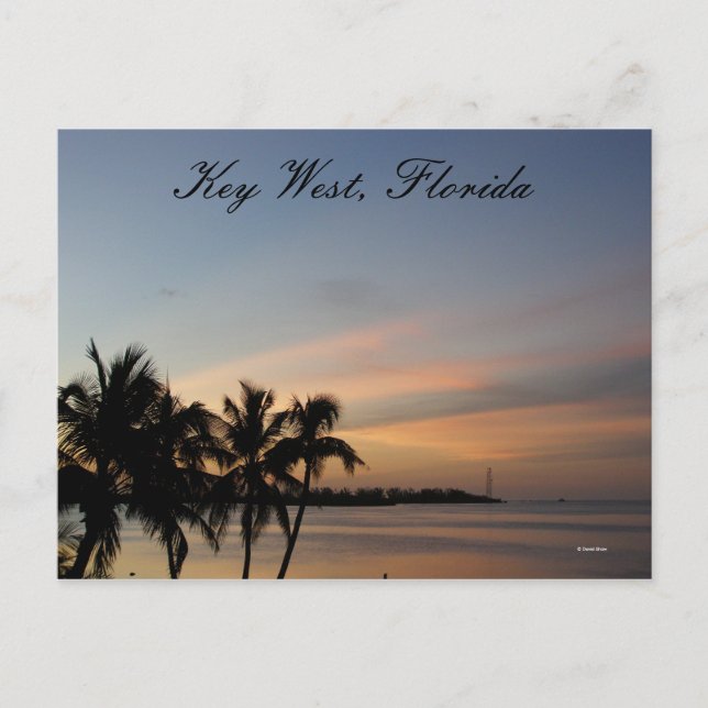 Nyckel Väster, Florida Vykort (Framsida)