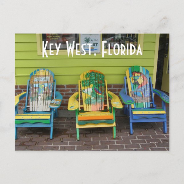 Nyckel Väster, Florida Vykort (Framsida)