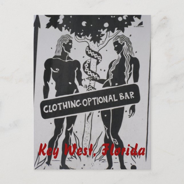 Nyckel Väster, Florida Vykort (Framsida)