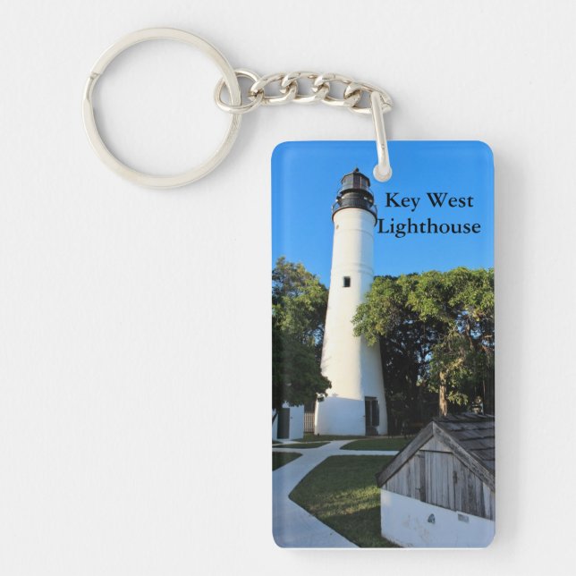 Nyckel Väster fyr, Florida Keychain (Framsidan)