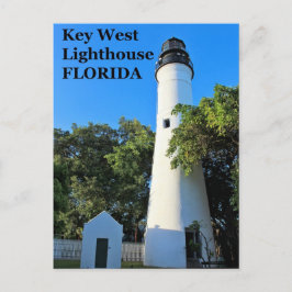 Nyckel Väster fyr, Florida-vykort Vykort