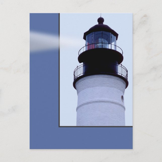 Nyckel Väster fyr Vykort (Framsida)