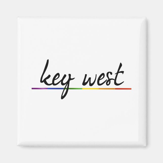 NYCKEL VÄSTER GAY PRIDE -.png Magnet (Framsidan)