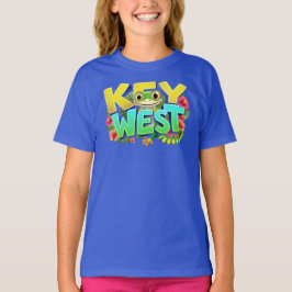 Nyckel Väster Gecko Florida T Shirt