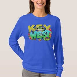 Nyckel Väster Gecko Florida T Shirt