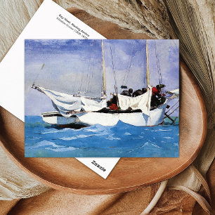 Nyckel Väster Hauling Anchor Homer Vykort