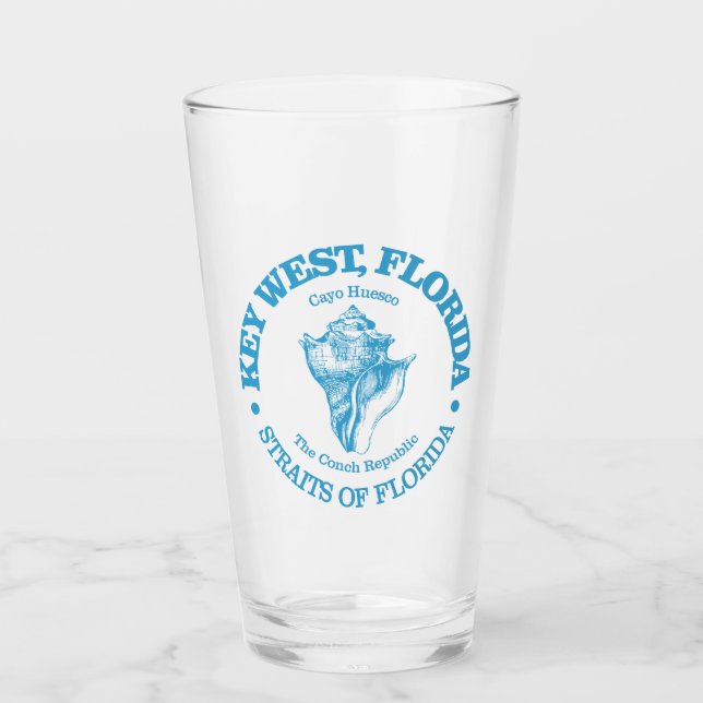 Nyckel Väster (konch) Glaskopp (Framsida)