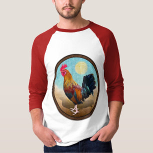 Nyckel Väster - Oval av zigenare i Tupp Vintage T Shirt