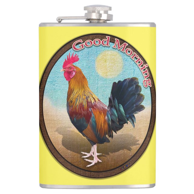 Nyckel Väster - Oval av zigenare vid Tupp Bra förm Fickplunta (Framsidan)