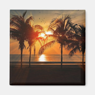 Nyckel Väster Sunset Magnet