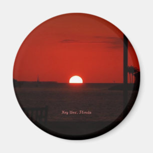 Nyckel Väster Sunset Magnet