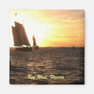 Nyckel Väster Sunset Photo Magnet