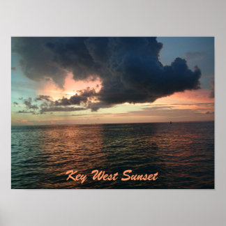 Nyckel Väster Sunset Poster