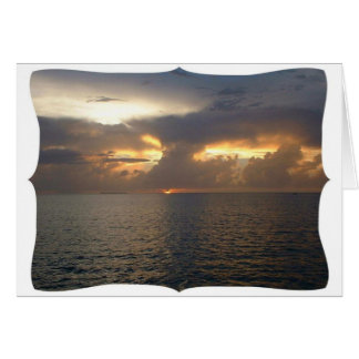 Nyckel Väster Sunset - Robin's Bröllopsdag Hälsningskort