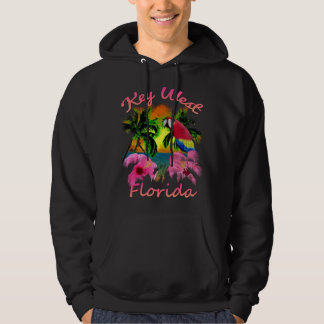 Nyckel Väster Tropical Beach Sunset Långärmad Hoodie