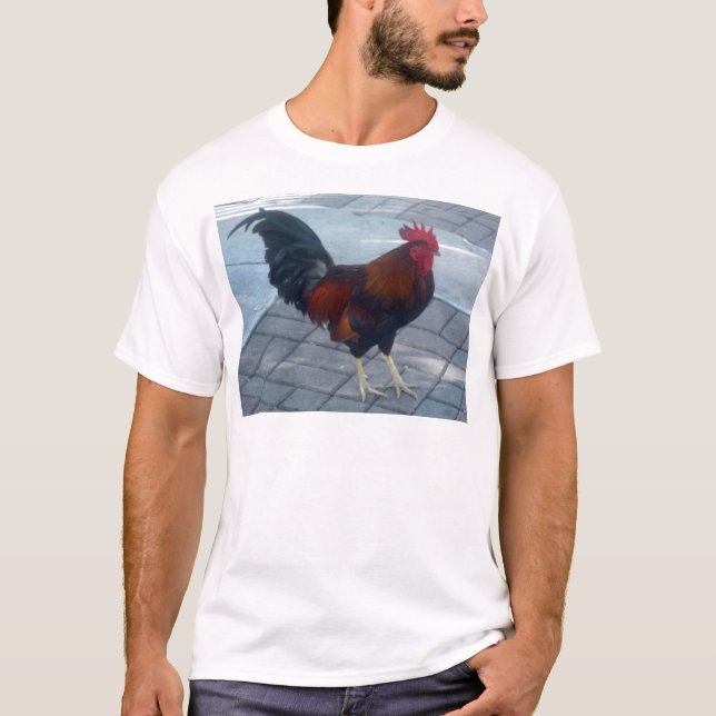 Nyckel Väster Tupp Tee Shirt (Framsida)