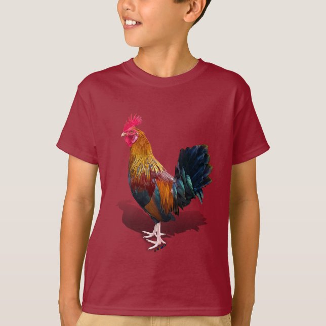 Nyckel Väster - zigenare Tupp T Shirt (Framsida)