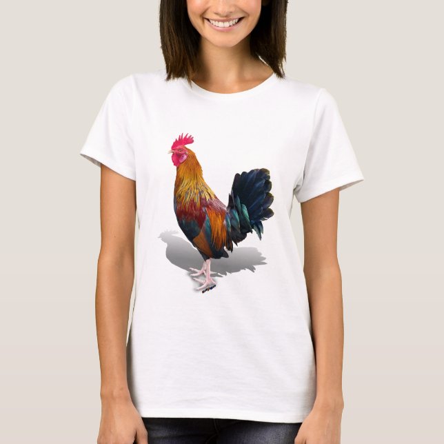 Nyckel Väster - zigenare Tupp T Shirt (Framsida)