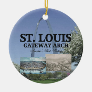 Nyckelbåge för ABH St Louis Julgransprydnad Keramik
