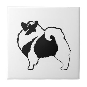 Nyckelfondsbilder - Cute Original Hund Art Kakelplatta