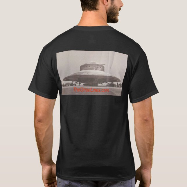 nyckelhål naziufo t shirt (Baksida)