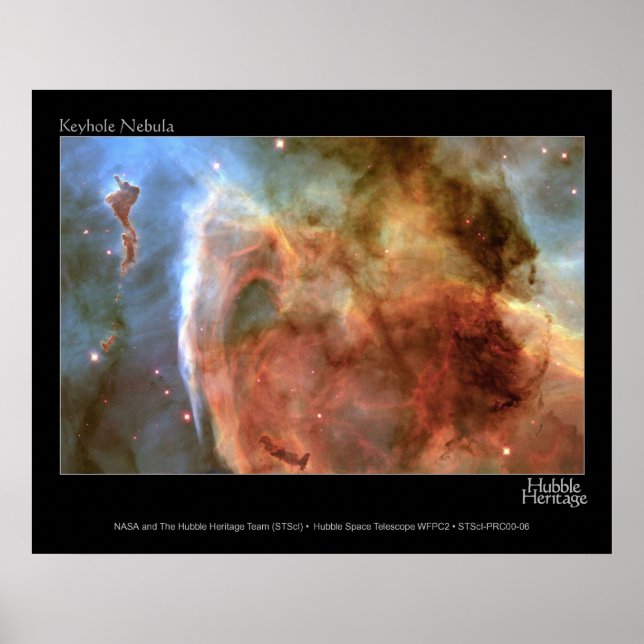 Nyckelhål Nebula Poster (Framsidan)