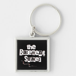 Nyckelkedja - Baseringsögonblicksbilder Fyrkantig Silverfärgad Nyckelring