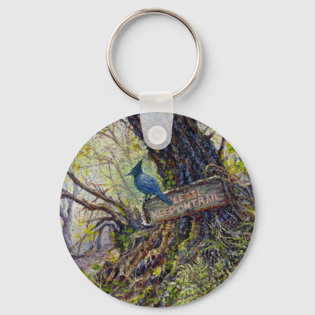 Nyckelkedja "Behålla av spår" Nyckelring (Framsida)