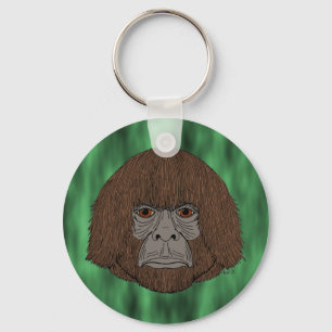 Nyckelkedja Bigfoot Porträtt 2 (människoliknande) Nyckelring