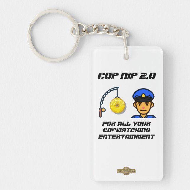 nyckelkedja "COP NIP 2.0" (Framsidan)