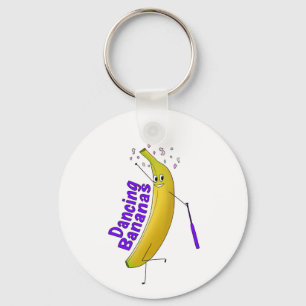 Nyckelkedja - Dancing Bananas - Circle Nyckelring