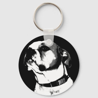 Nyckelkedja för amerikansk bulldog nyckelring