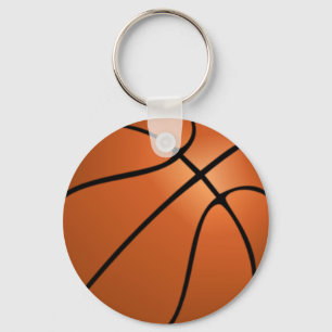 Nyckelkedja för animerad basketboll nyckelring
