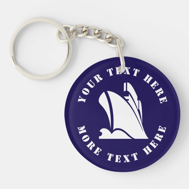 Nyckelkedja för anpassningsbar av stora lastfrakte (Framsidan)