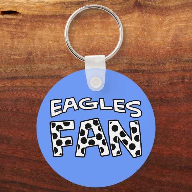 Nyckelkedja för anpassningsbar Eagles Fläkt Nyckelring (Framsida)