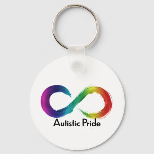Nyckelkedja för autistiskt pride nyckelring