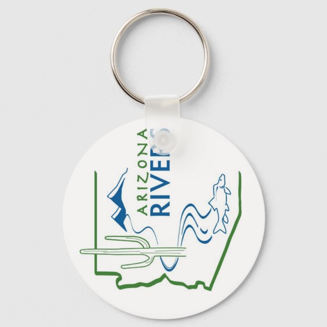Nyckelkedja för AZ River Logotyp Nyckelring (Framsida)