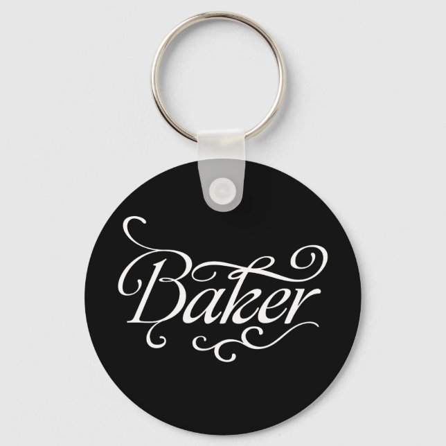 Nyckelkedja för Baker-Mörk Nyckelring (Framsida)