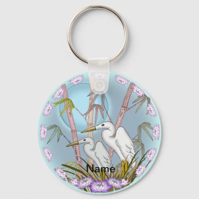Nyckelkedja för Bamboo Cranes Nyckelring (Framsida)