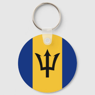 Nyckelkedja för Barbados Flagga Nyckelring