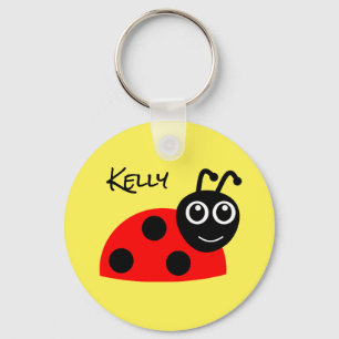 Nyckelkedja för barn-Ladybug-nyckelkedja Nyckelring